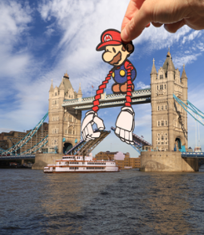 Mario and Tower Bridge